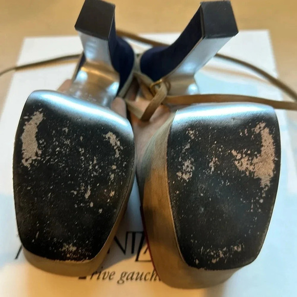 YSL Obsession heels size 36 Suede Multicolor - Picture 7 of 9